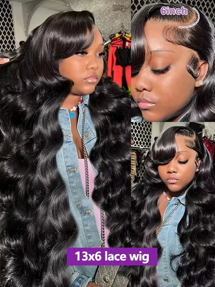 Luxe 30-40 Inch Body Wave Wig - 13x4/13x6 HD Lace Glueless Brazilian Hair