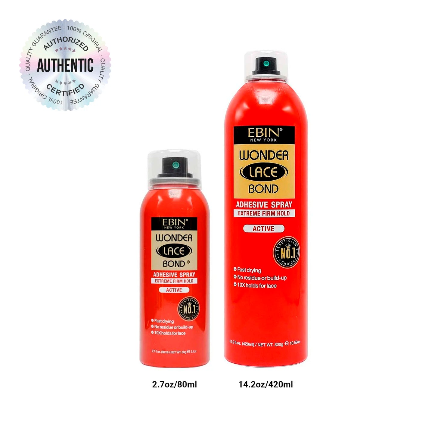 Ebin Wonder Lace Bond Adhesive Melting Spray