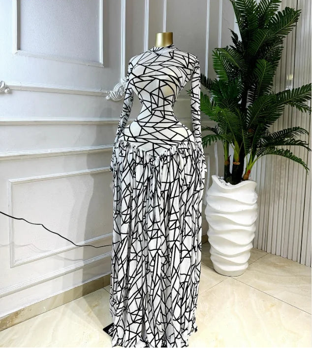 Printed Maxi Dress