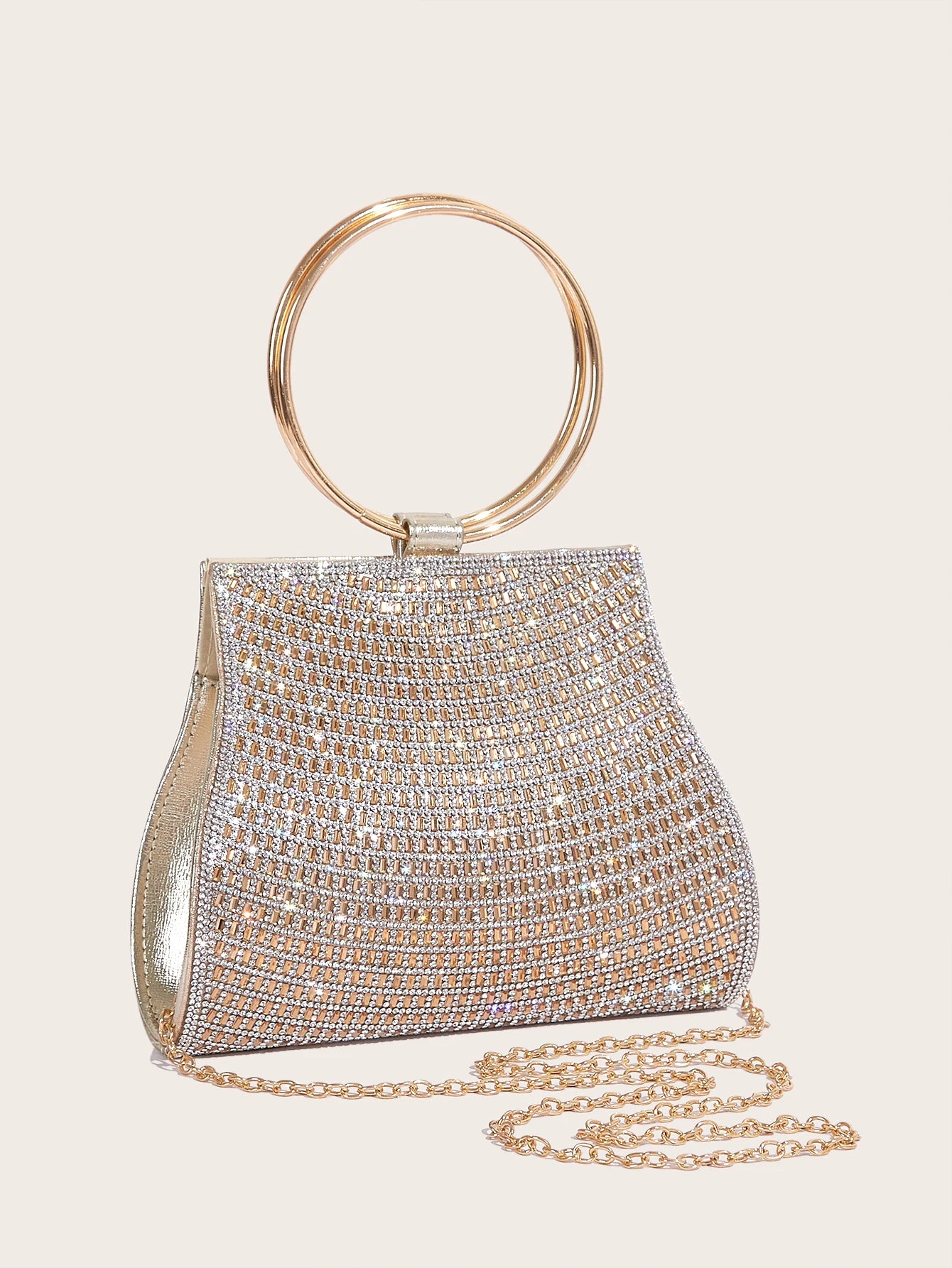 Diamond Rhinestone Evening Bag – Bridal Stone Clutch Purse
