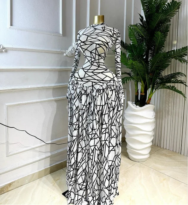 Printed Maxi Dress