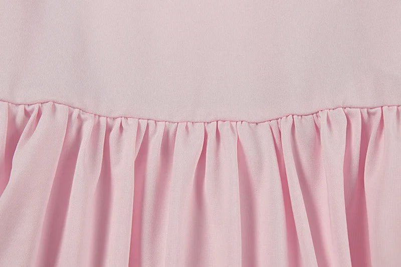 Ruffle Hem Maxi Dress