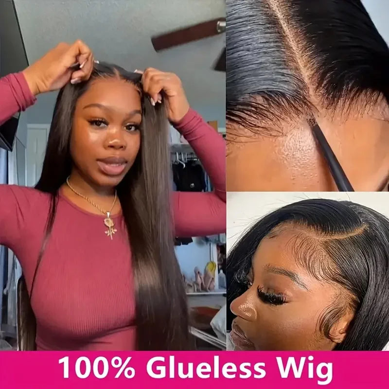 Bone Straight Glueless Wig - 6x4 Lace