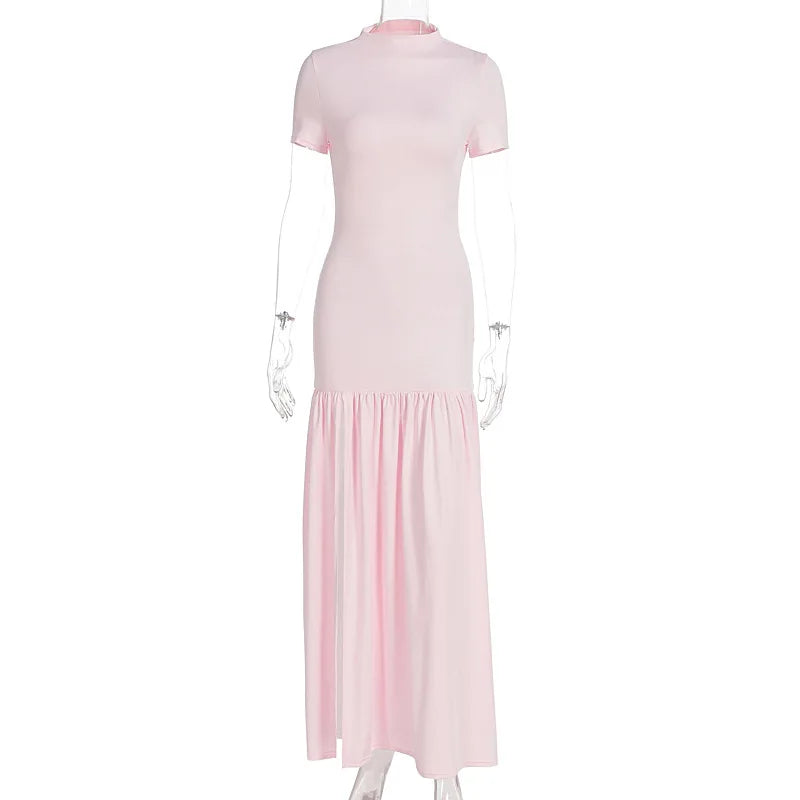 Ruffle Hem Maxi Dress