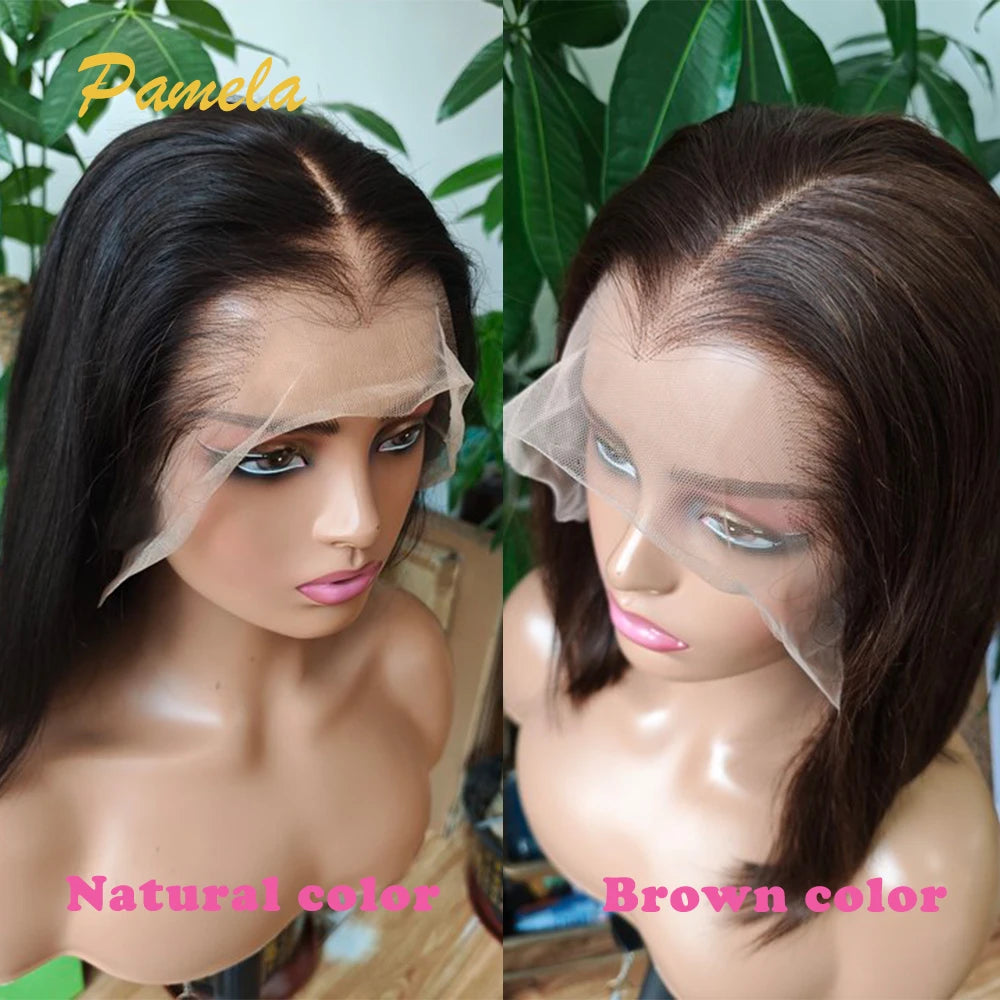 Lagos Hairline Bob Wig - Bone Straight 13x4 Lace Glueless 200-300% Density
