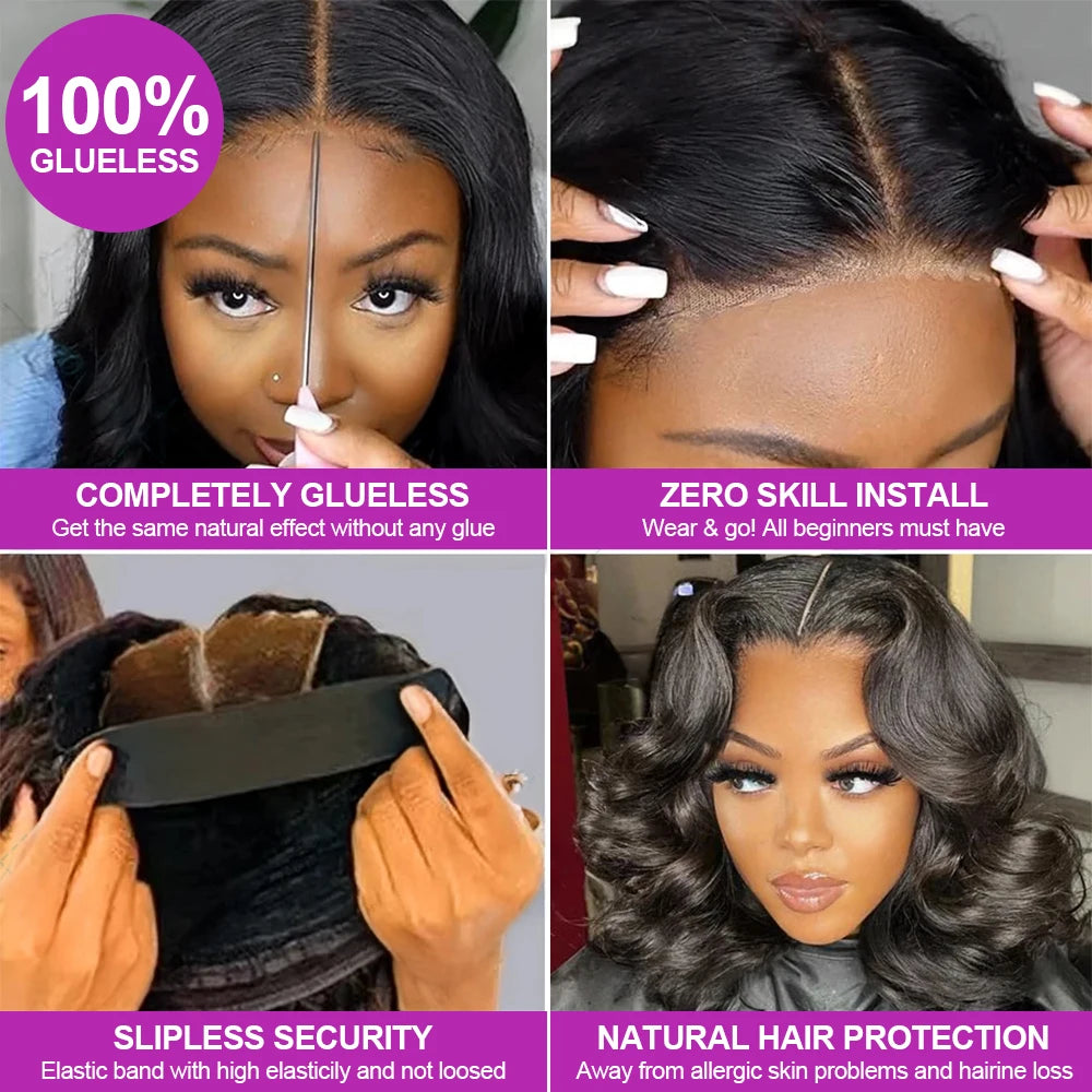 Body Wave Glueless Wear & Go HD Lace Frontal Wig