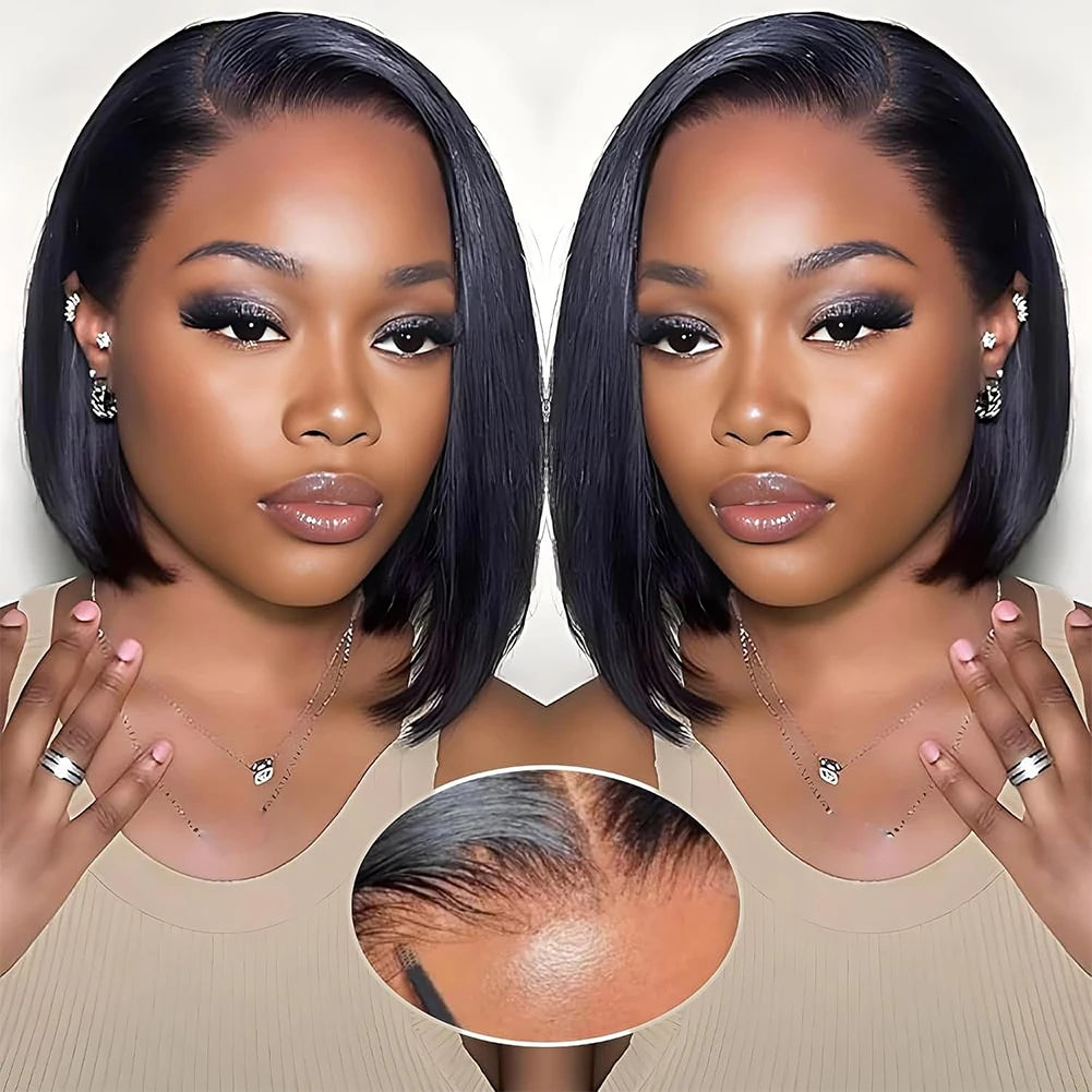 Glueless Ready-to-Wear Bob Wig - Human Hair