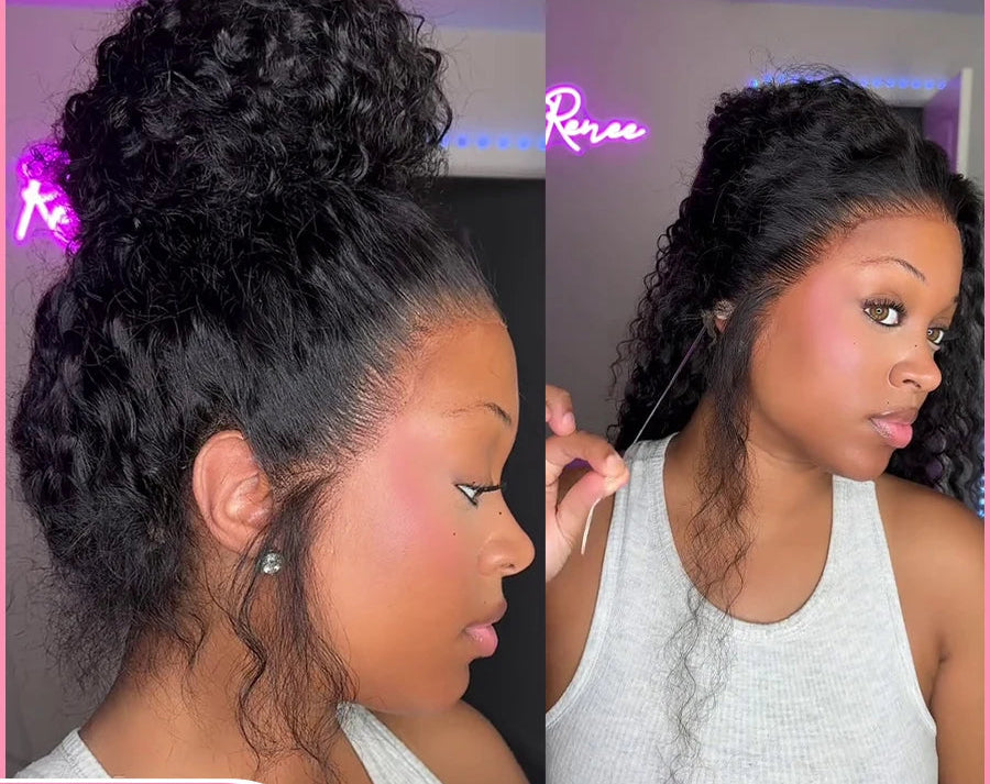 360 HD Full Lace Curly Wig - 100% Human Hair