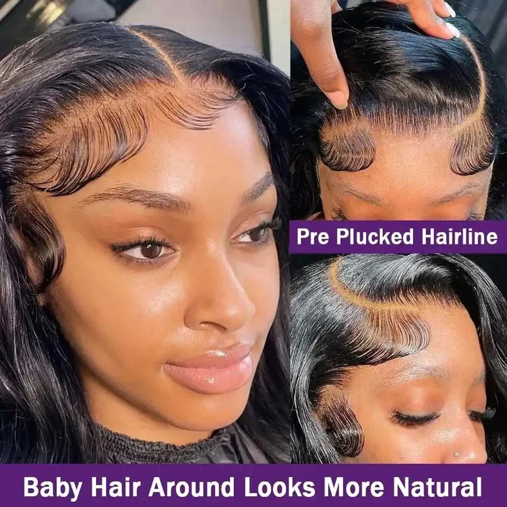Body Wave Lace Front Wig - 13x6/13x4/5x5 Glueless 180-250% Density