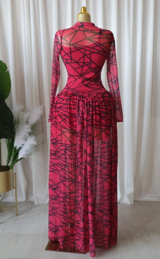 Printed Maxi Dress