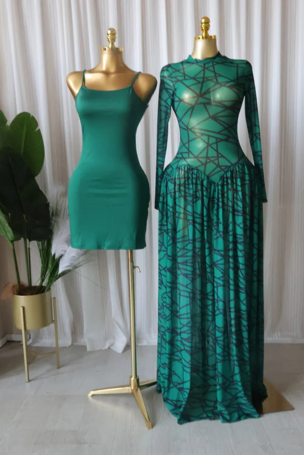 Printed Maxi Dress