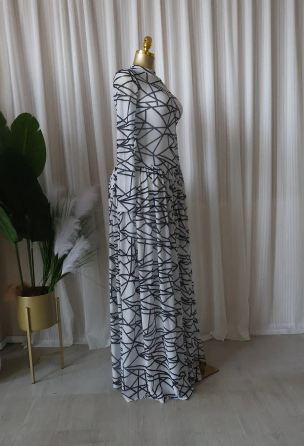 Printed Maxi Dress