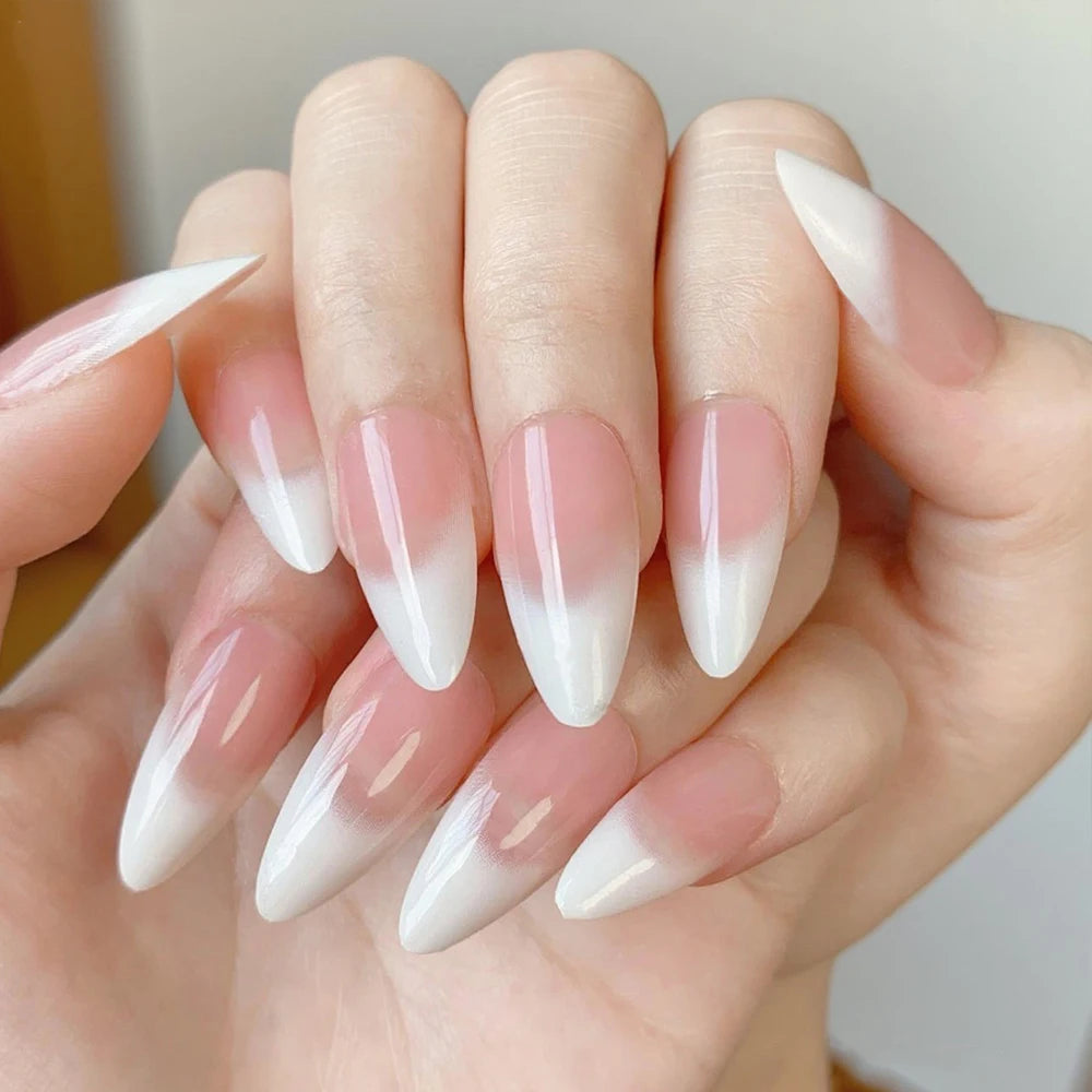 Retro Floral Gold Coffin Press-On Nails (24pcs)