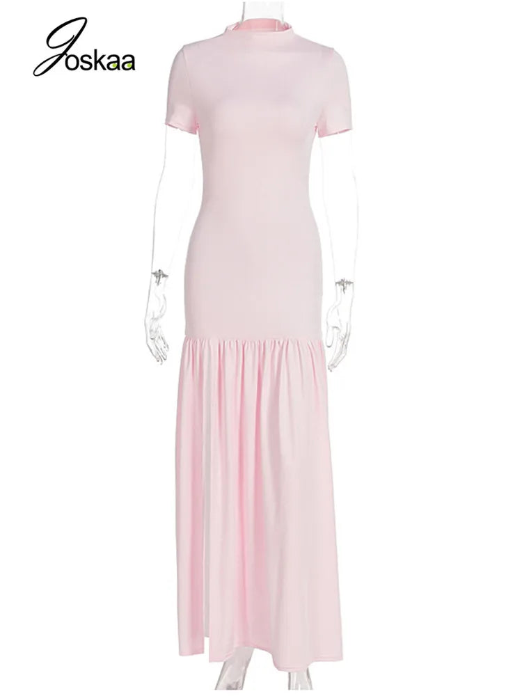 Ruffle Hem Maxi Dress