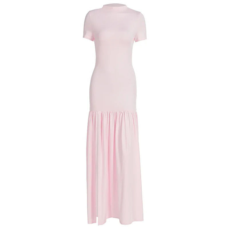 Ruffle Hem Maxi Dress