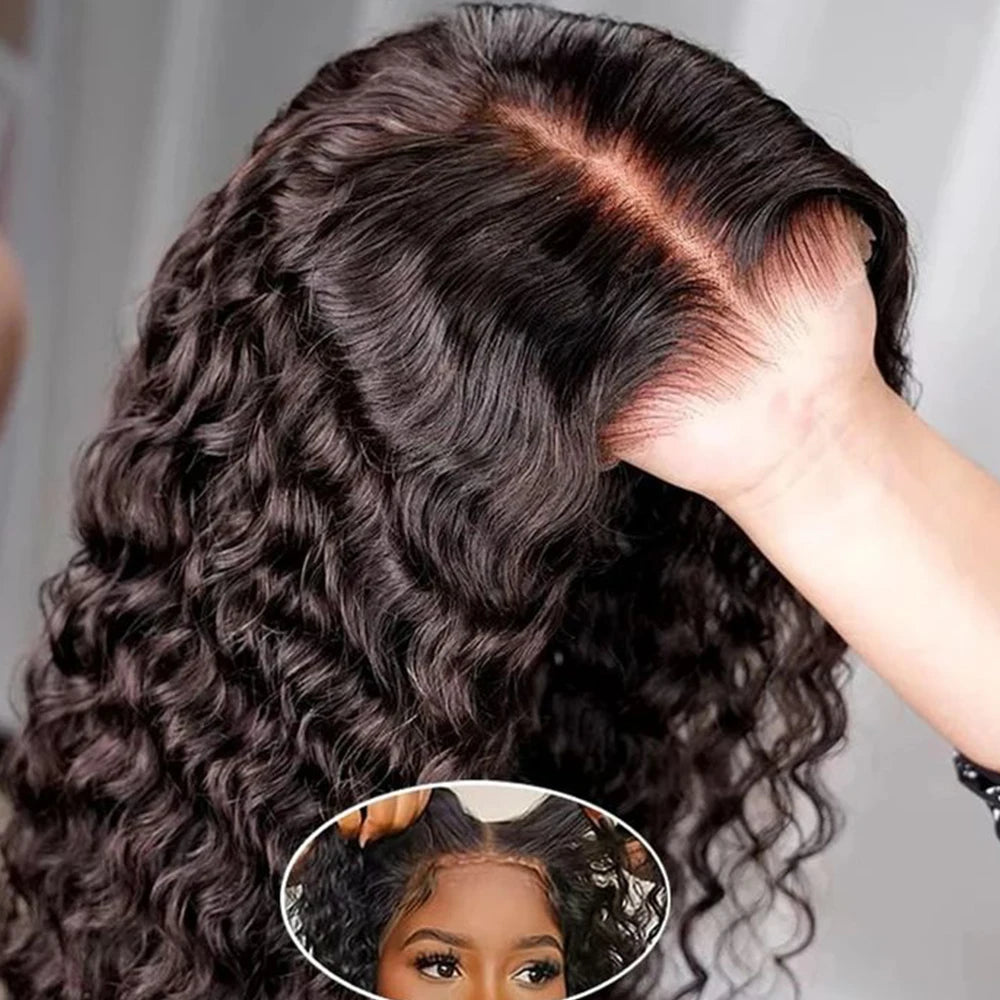 Short Curly Bob Wig - 180% Density Human Hair