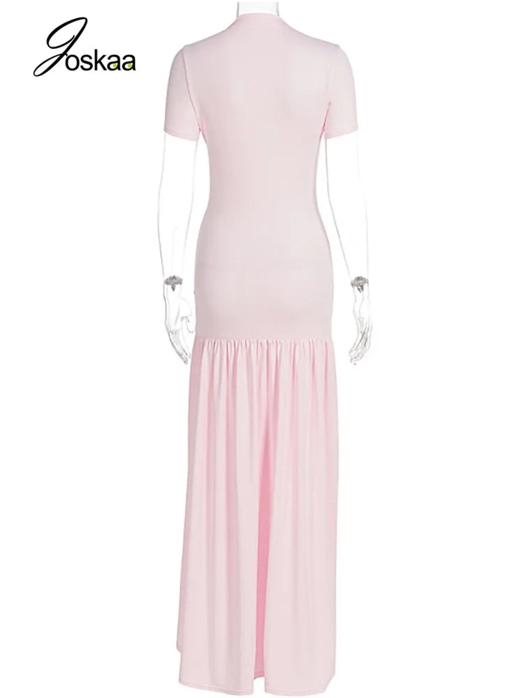 Ruffle Hem Maxi Dress