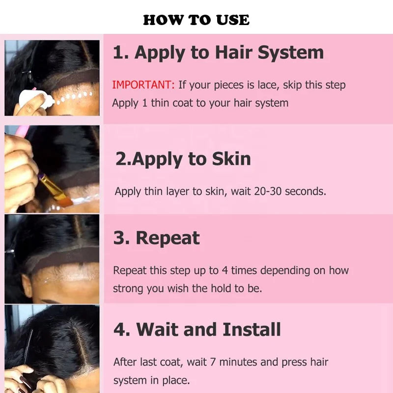 Lace Wig Styling Kit – Tint Spray, Mousse & Adhesive Collection