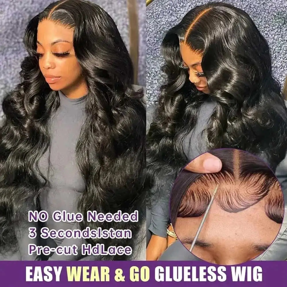 Body Wave Lace Front Wig - 13x6/13x4/5x5 Glueless 180-250% Density