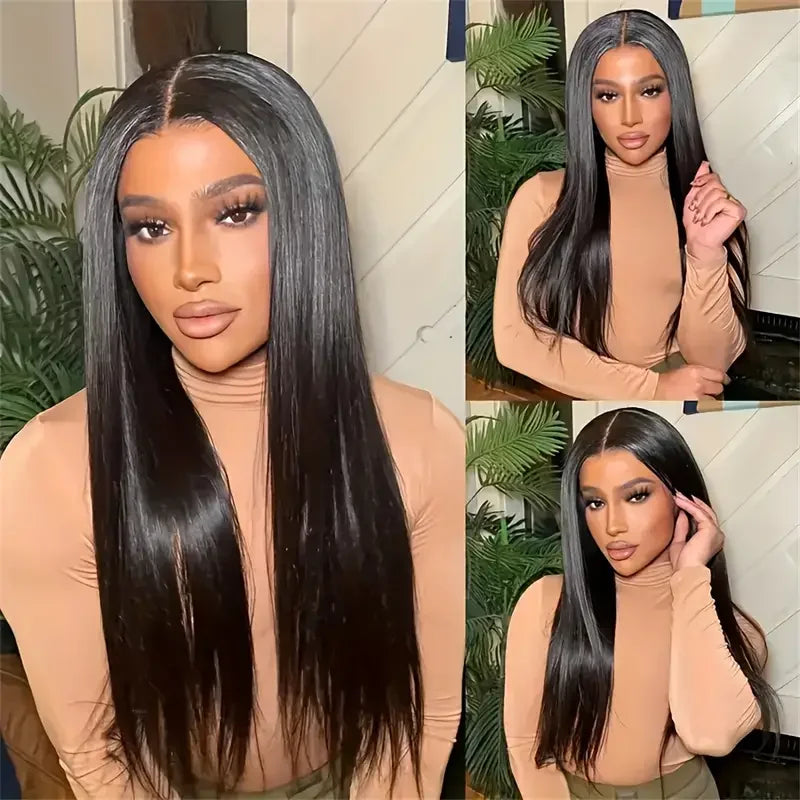 Bone Straight Glueless Wig - 6x4 Lace
