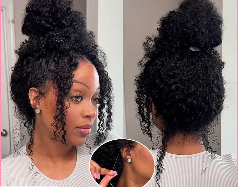 360 HD Full Lace Curly Wig - 100% Human Hair