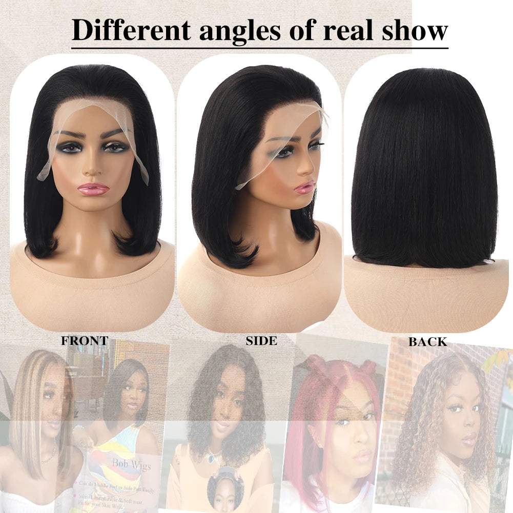 Glueless Ready-to-Wear Bob Wig - Human Hair