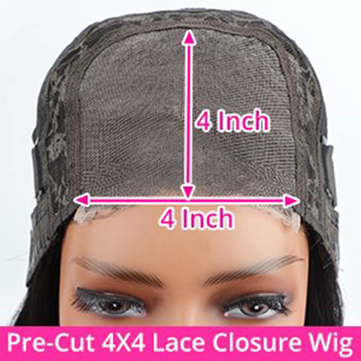 Straight Bob Wig - Glueless 4x4 Lace