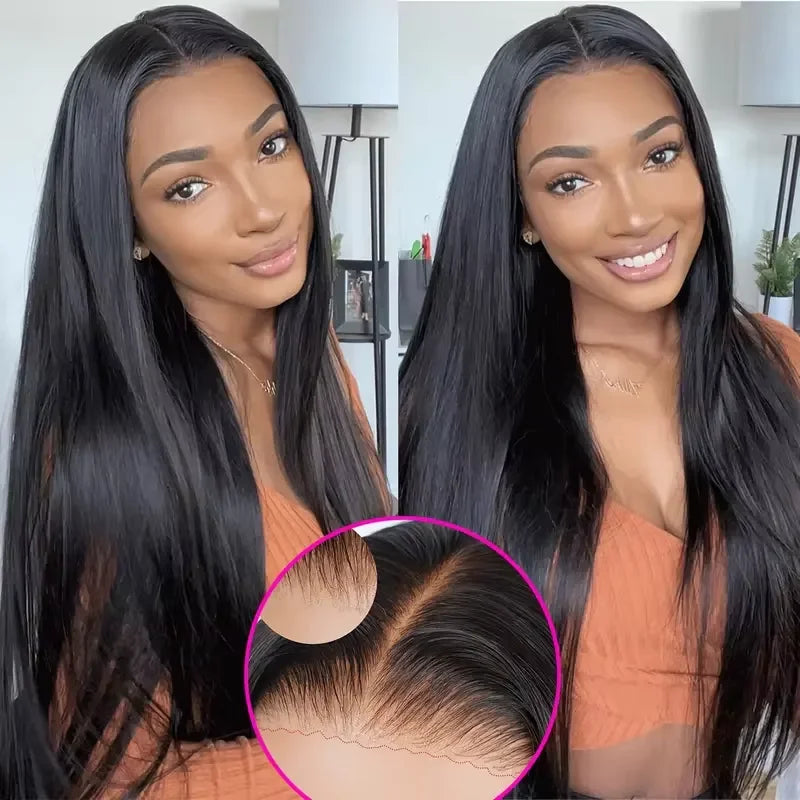 Bone Straight Glueless Wig - 6x4 Lace