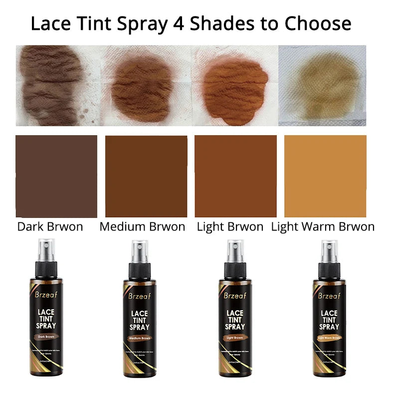 Lace Wig Styling Kit – Tint Spray, Mousse & Adhesive Collection