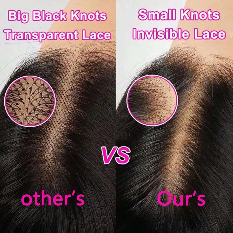 Bone Straight Glueless Wig - 6x4 Lace
