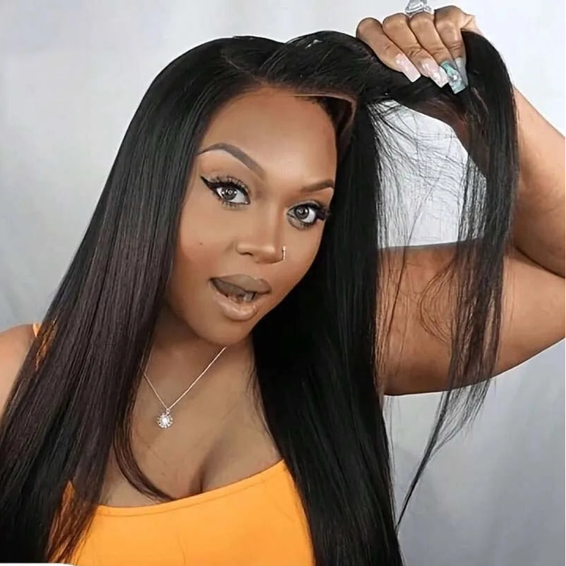 Bone Straight Glueless Wig - 6x4 Lace