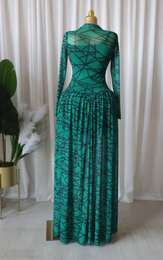 Printed Maxi Dress