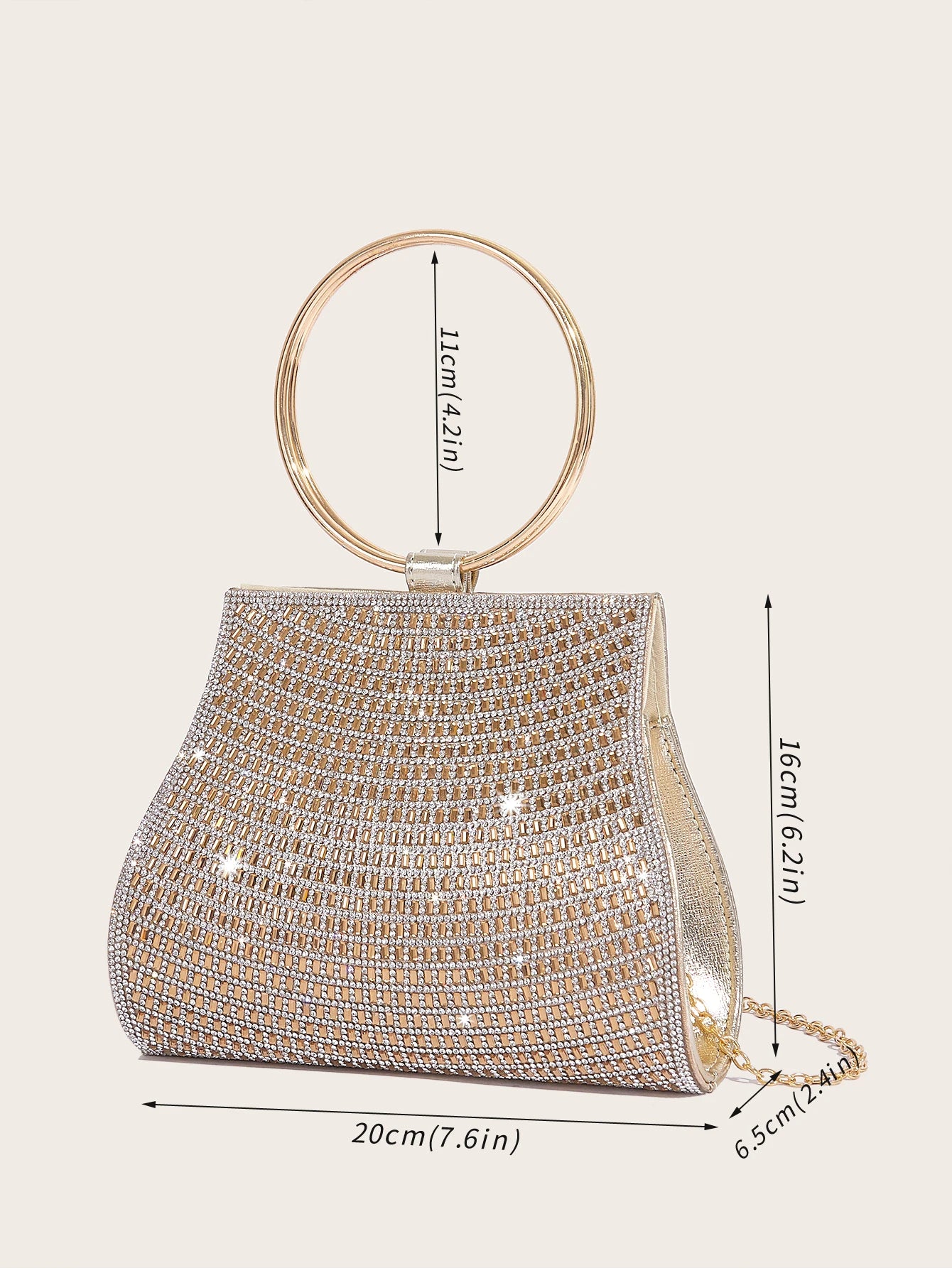 Diamond Rhinestone Evening Bag – Bridal Stone Clutch Purse