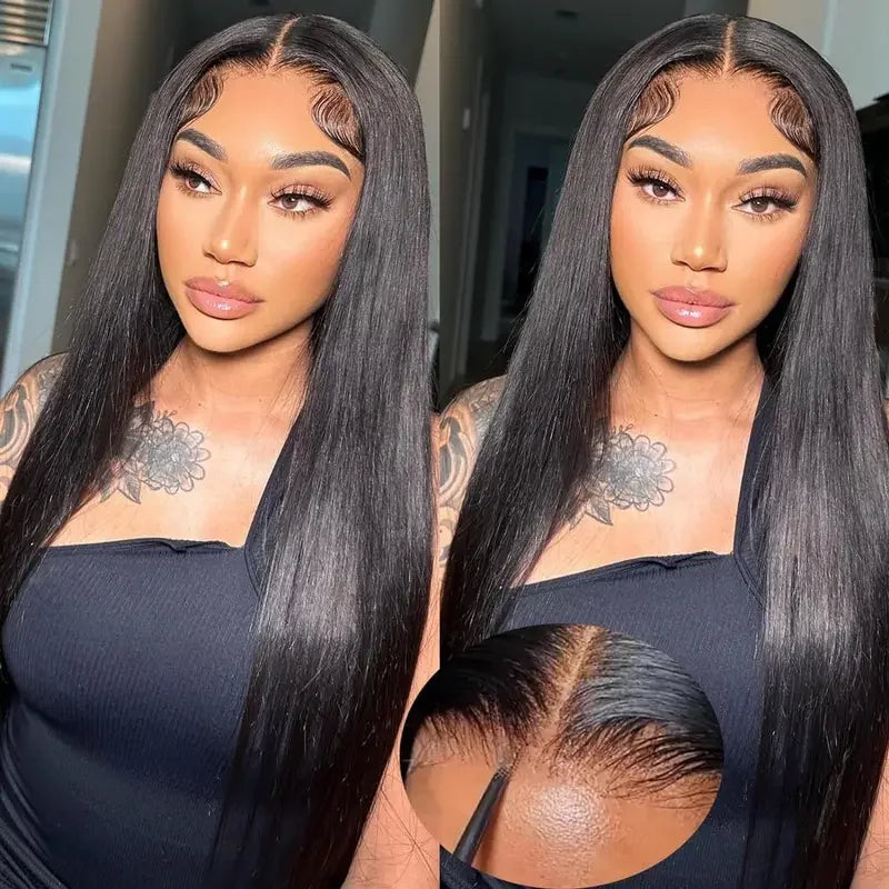 Bone Straight Glueless Wig - 6x4 Lace