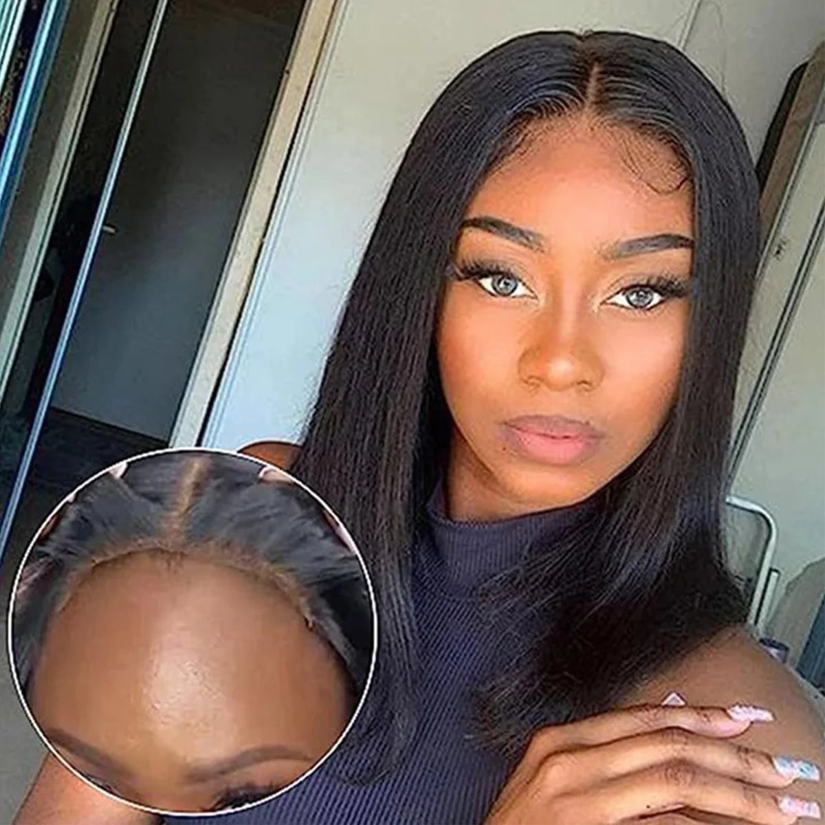 Straight Bob Wig - Glueless 4x4 Lace