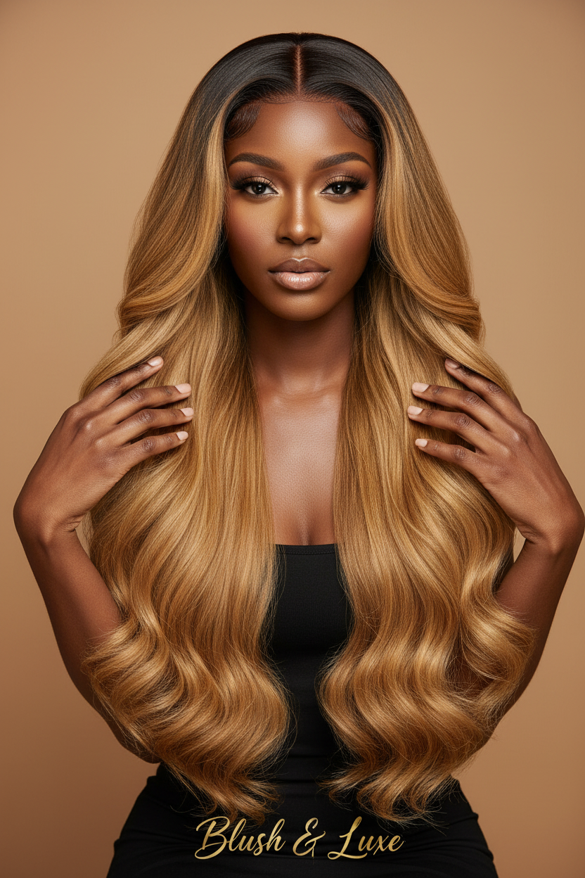 Golden Hour — Blush & Luxe Model Shot