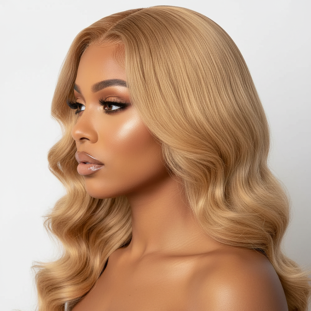 Wavy Honey Blonde 3